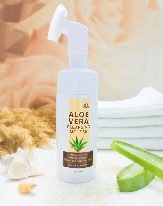 Aloë vera facewash met borstel