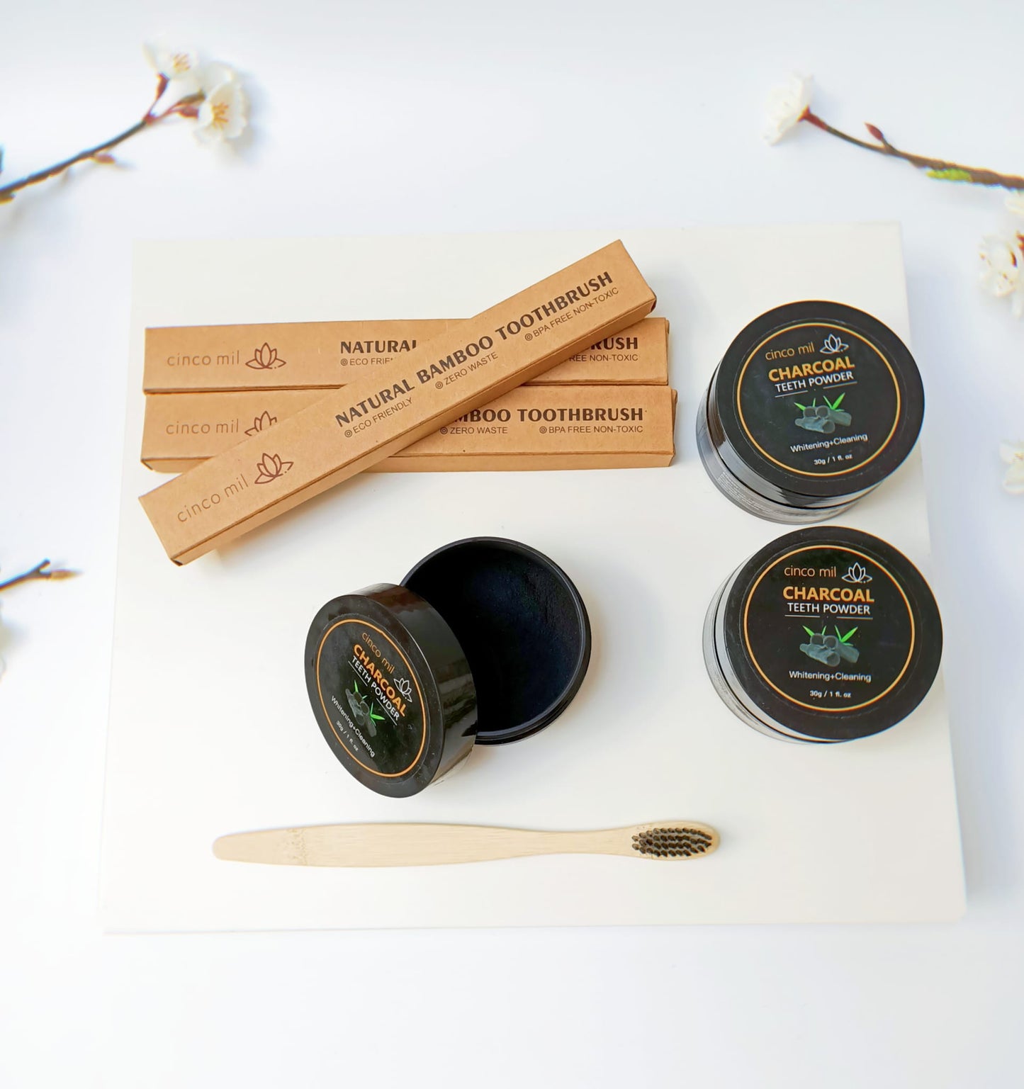 Charcoal Teethwhitener voor wittere en gezonde tanden